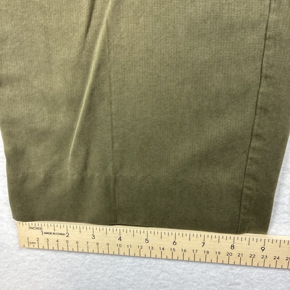Tommy Bahama Men's Silk Pleated Dress Pants 36x27 Khaki Green Relaxed Fit - Picture 14 of 14